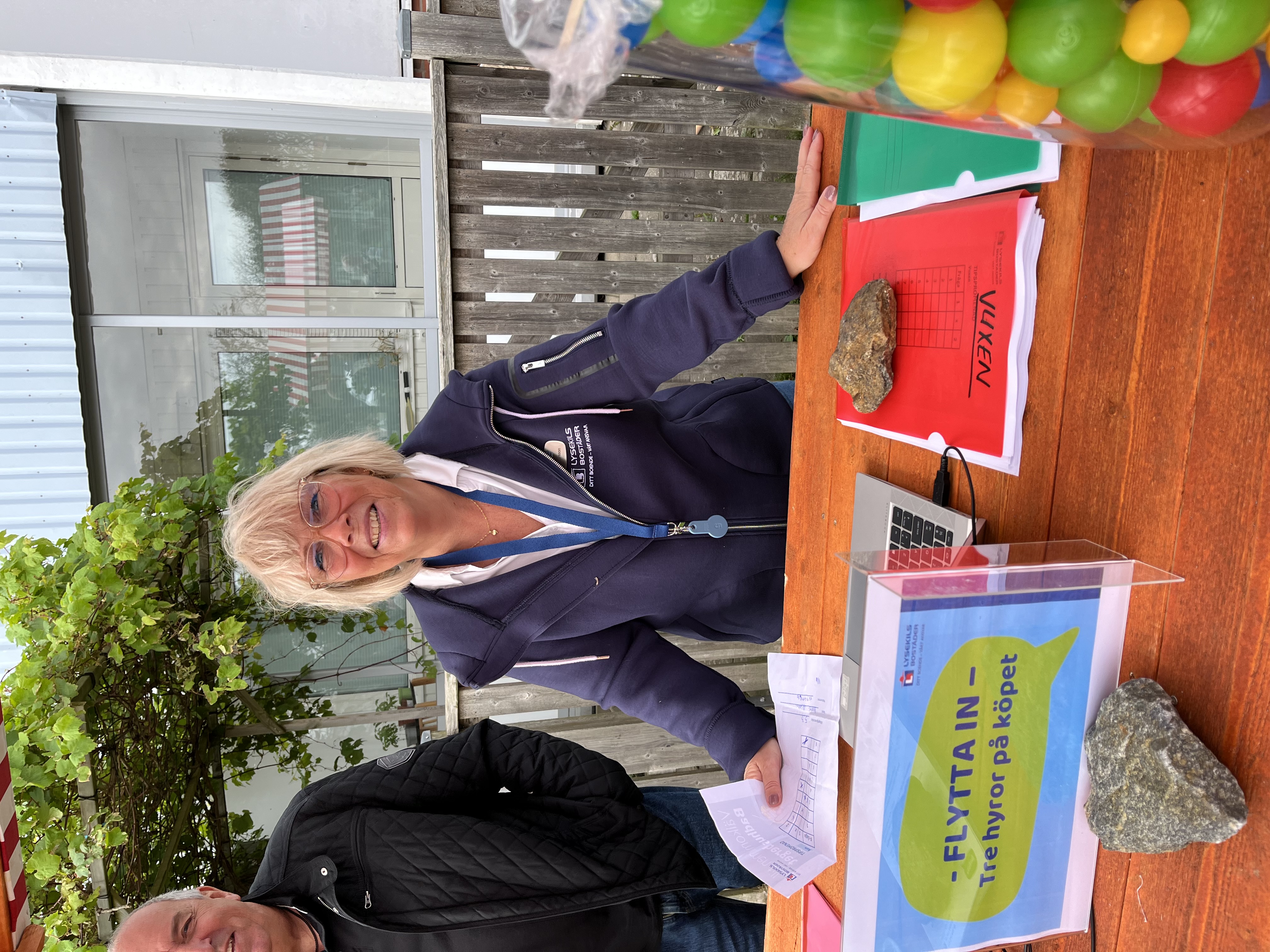 Katarina vid sitt besöksstånd