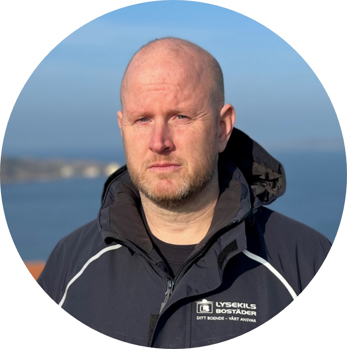 Foto på fastighetsskötare Andreas